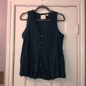 anthro top!! size small but fits like an M/L